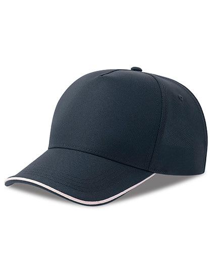 Atlantis Headwear Recy Five Piping Cap