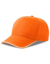 Atlantis Headwear Recy Five Piping Cap