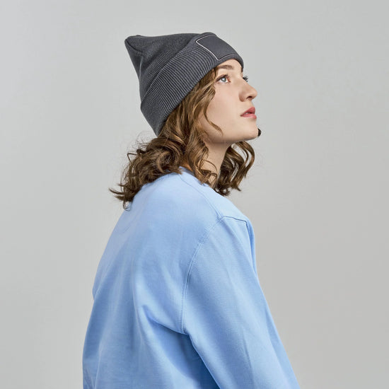 Atlantis Headwear Wind-S Beanie with Patch AT-810 Navy