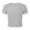 Bella Naisten cropped t-paita Micro Rib Baby Tee (1010)