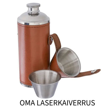 Kierrätetystä ruostumattomasta teräksestä valmistettu Brock-pullo