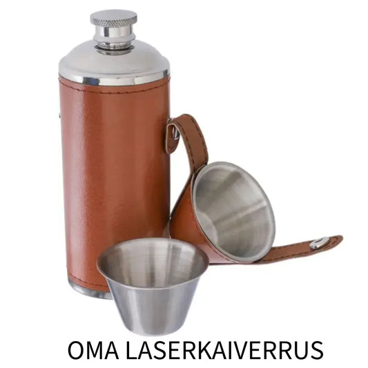 Kierrätetystä ruostumattomasta teräksestä valmistettu Brock-pullo