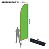 EXPALOT – Rantalippupaketti BRUTUS S–XL – Painatus + tanko + jalusta + kantolaukku