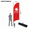 EXPALOT – Rantalippupaketti CAPITO S–XL – Painatus + tanko + jalusta + kantolaukku