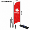 EXPALOT – Rantalippupaketti CAPITO S–XL – Painatus + tanko + jalusta + kantolaukku