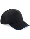 Beechfield- Lippis Authentic 5 Panel Piped Peak (B25c)