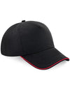 Beechfield- Lippis Authentic 5 Panel Piped Peak (B25c)