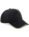 Beechfield- Lippis Authentic 5 Panel Piped Peak (B25c)