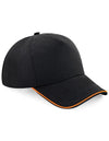 Beechfield- Lippis Authentic 5 Panel Piped Peak (B25c)