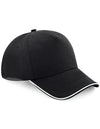 Beechfield- Lippis Authentic 5 Panel Piped Peak (B25c)