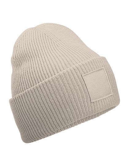 Beechfield Deep Cuffed Tonal Patch Beanie -CB336R