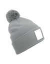 Beechfield Appliqué Patch Pom Beanie -CB338R