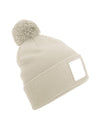 Beechfield Appliqué Patch Pom Beanie -CB338R