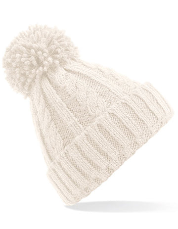 Beechfield Cable Knit Melange Beanie -CB480