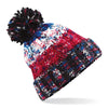 Beechfield- Corkscrew Pom Pom Beanie -B486
