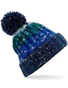 Beechfield- Corkscrew Pom Pom Beanie -B486