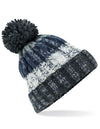 Beechfield- Corkscrew Pom Pom Beanie -B486