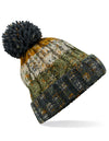 Beechfield- Corkscrew Pom Pom Beanie -B486
