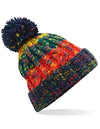Beechfield- Corkscrew Pom Pom Beanie -B486