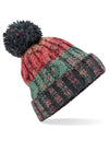 Beechfield- Corkscrew Pom Pom Beanie -B486