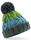 Beechfield- Corkscrew Pom Pom Beanie -B486
