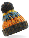Beechfield- Corkscrew Pom Pom Beanie -B486