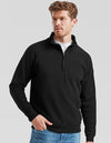 Fruit of the Loom Classic Zip Neck Sweat-F382N