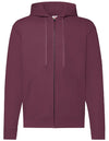 Fruit of the Loom Classic Hooded Sweat Jacket-F401N