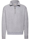 Fruit of the Loom Classic Zip Neck Sweat-F382N