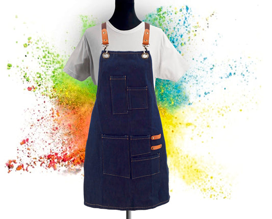 Exner Kids Apron Denim