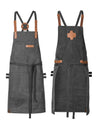 Exner Bib Apron Canvas With Decorative Label --28514