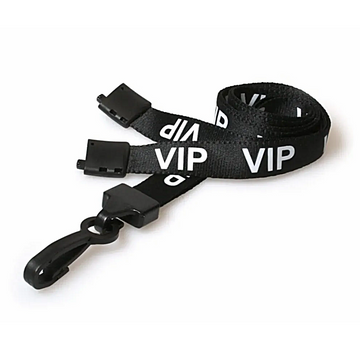 1OO KPL- VIP-kaulanauha 15 mm turvalukolla ja J-klipsillä (06-1109-VIP)