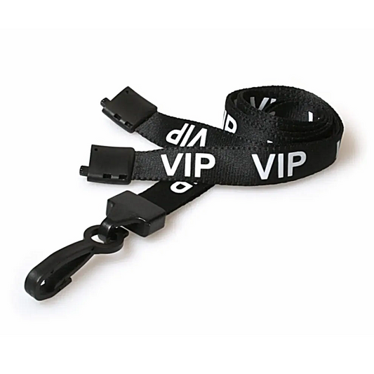 1OO KPL- VIP-kaulanauha 15 mm turvalukolla ja J-klipsillä (06-1109-VIP)