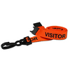 1OO KPL- VISITOR vierailijakaulanauha 15 mm turvalukolla (06-1108)