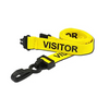 1OO KPL- VISITOR vierailijakaulanauha 15 mm turvalukolla (06-1108)