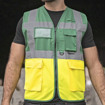 Korntex - Berlin Executive Monitoiminen Huomioliivi (KX802)