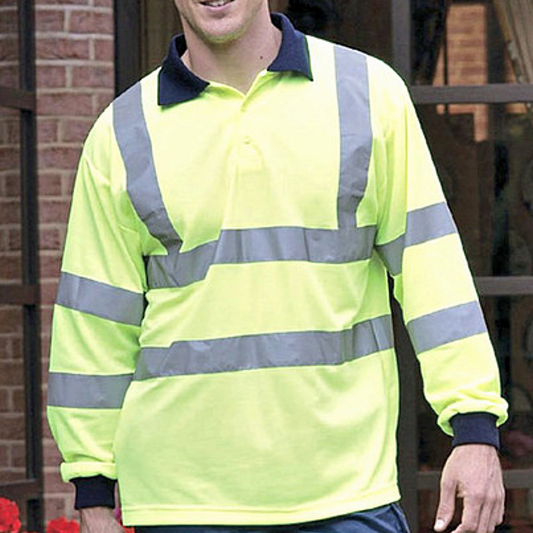 YOKO - Hi-Vis Pitkähihainen Pikeepaita (YK310)