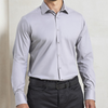Premier Workwear - Miesten Stretch Popliinikauluspaita Pitkillä Hihoilla (PW244)
