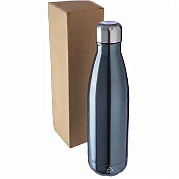 Kierrätetystä ruostumattomasta teräksestä valmistettu pullo (650 ml) Sumatra