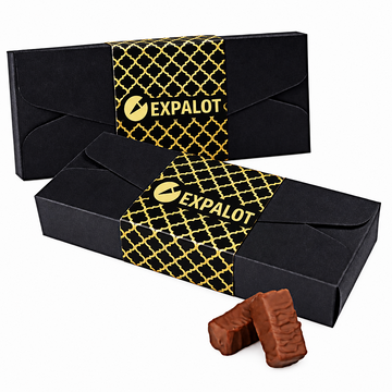 100 KPL Belgialainen nougat-lahjarasia omalla painatuksella (18-00-0613)