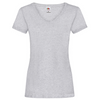 Fruit of the Loom-Naisten Valueweight V-kaula-aukollinen T-paita (F271N)