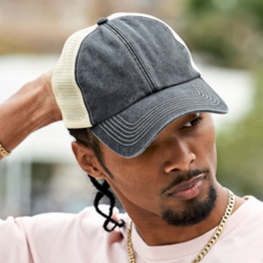 Beechfield- 6 Panel Vintage Trucker -CB672