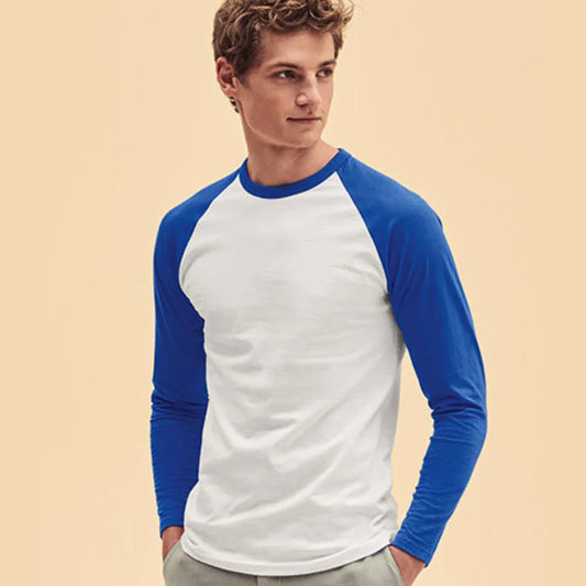 Fruit of the Loom Long Sleeve Baseball T