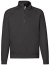 Fruit of the Loom Premium Zip Neck Raglan Sweat-F382