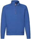 Fruit of the Loom Premium Zip Neck Raglan Sweat-F382
