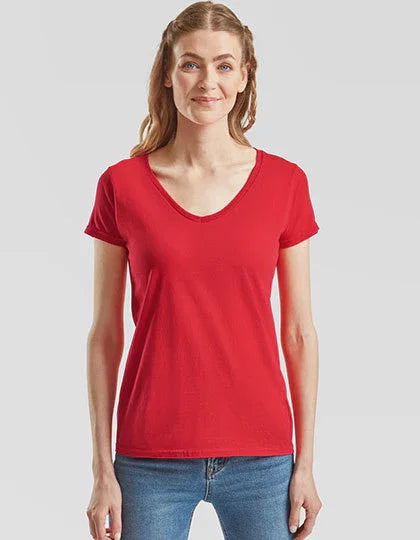 Fruit of the Loom Ladies´ Iconic 150 V Neck T-F274
