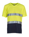 YOKO Hi-Vis Top Cool Super Light V-Neck T-Shirt HVJ910