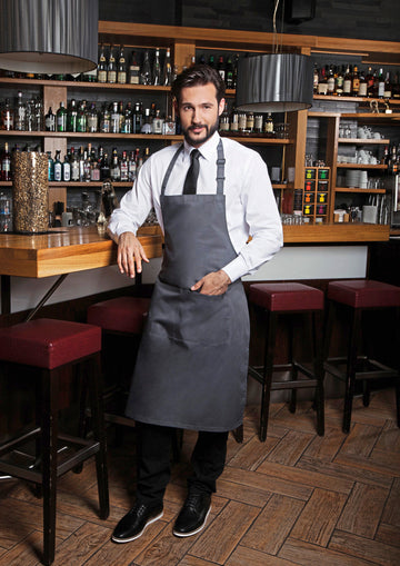 Karlowsky Bib Apron Basic With Pocket And Buckle  --KY044
