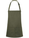 Karlowsky Short Bib Apron Basic With Buckle And Pocket  --KY123