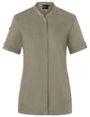 Karlowsky Ladies Chefs Jacket Green-Generation Short Sleeve    --KY135